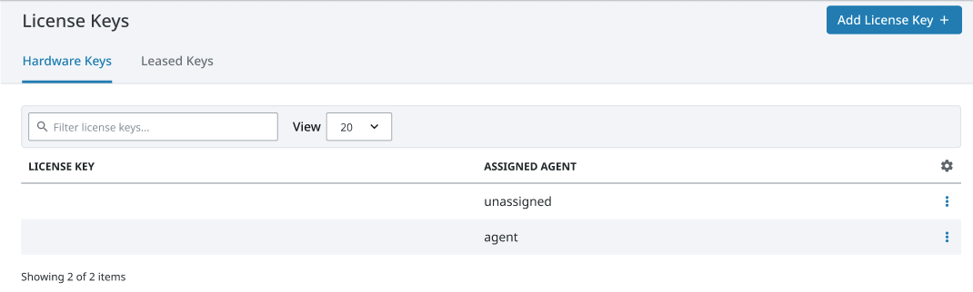 Agent License Reporting
