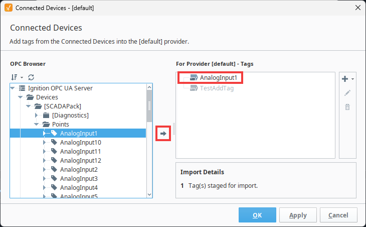 Browsing Points with DNP3 Example Step 3