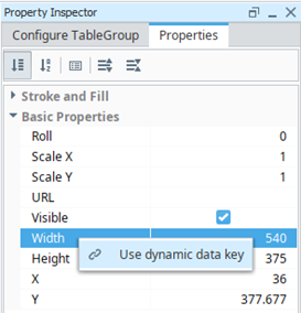 Configuring a Dynamic Data Key Right-Click Step 3