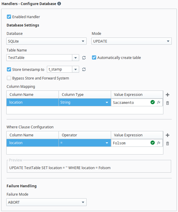 Database Handler