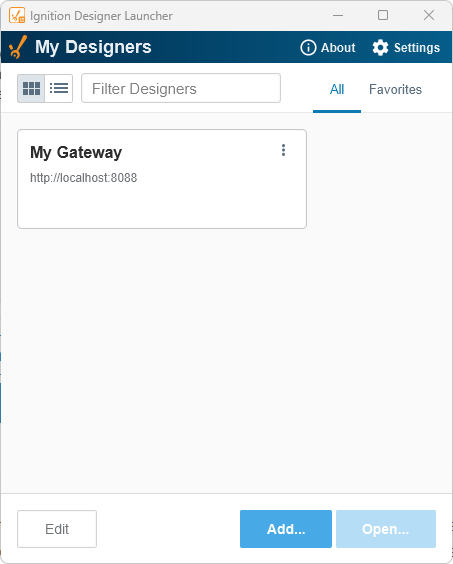 Designer Launcher Step 7