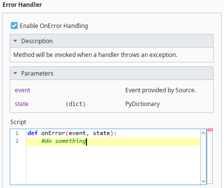 Error Handler Stage