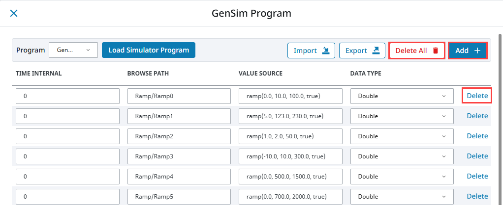 Export Instruction File