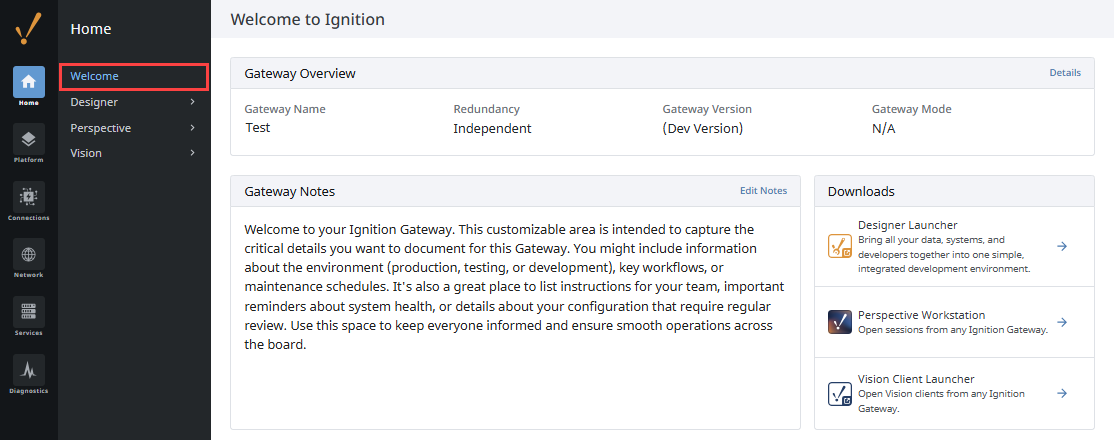 Gateway Home Page