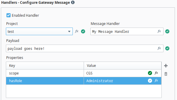 Gateway Message Handler