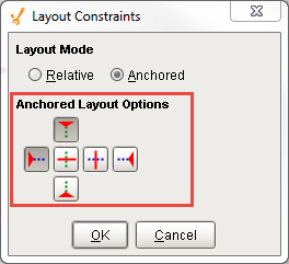 Layout Anchor Options