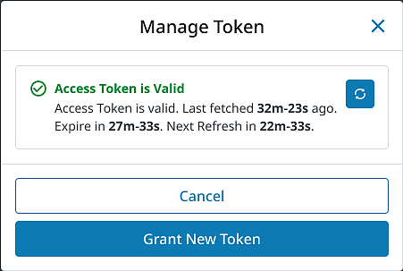 Manage Token Example Step 5