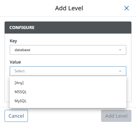 MDC Keys Value Field