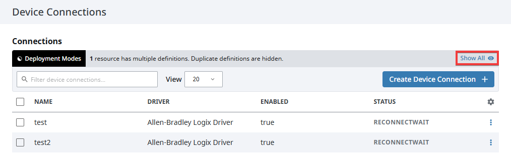 Named Resource Definition Show All Button