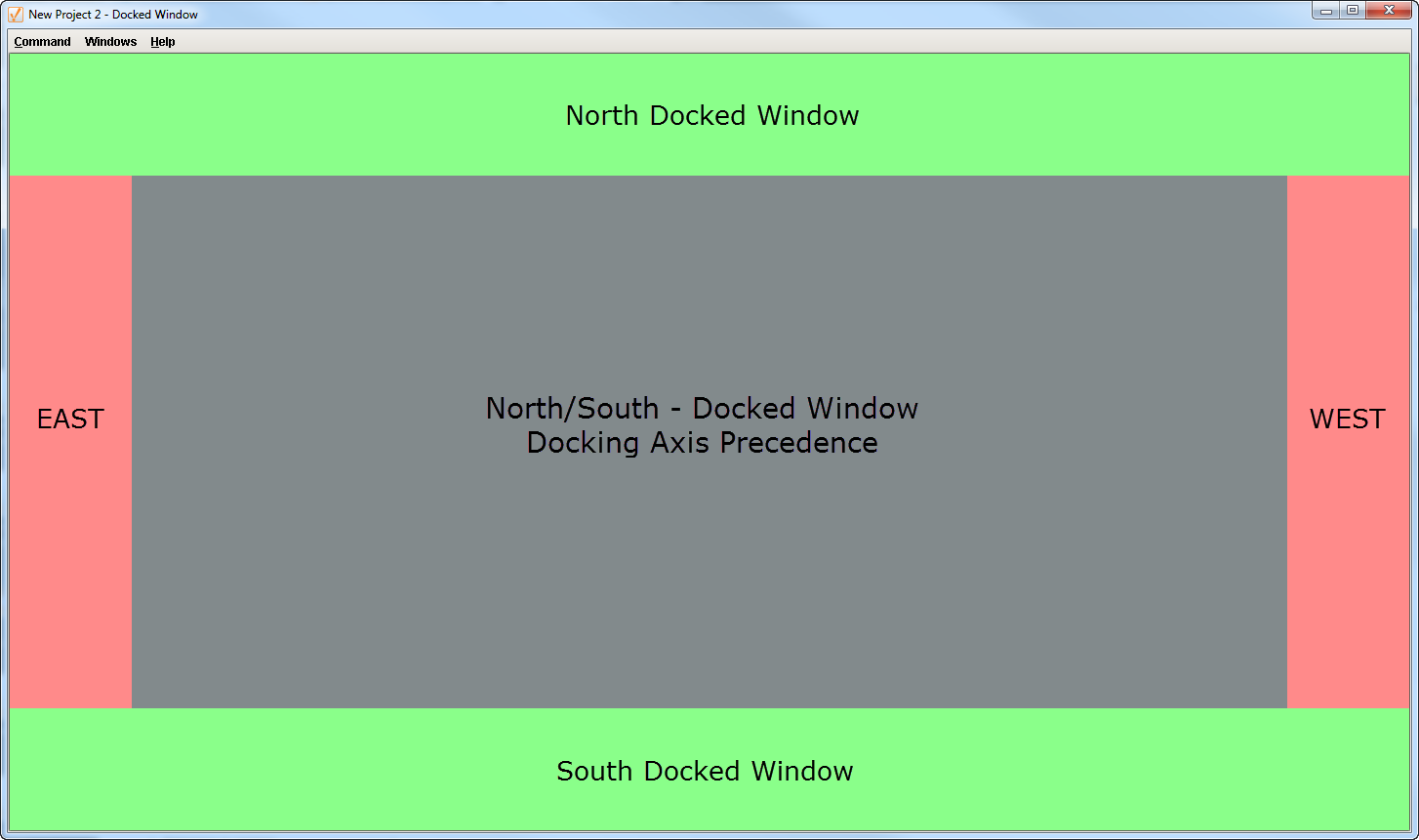 North/South Docking Axis Precedence