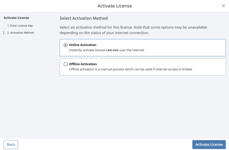 Online Activation Example Step 3b