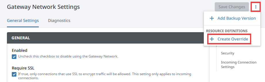 Overriding Singleton Resources Step 2