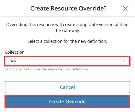 Overriding Singleton Resources Step 3