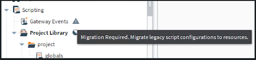 Project Migration Needed