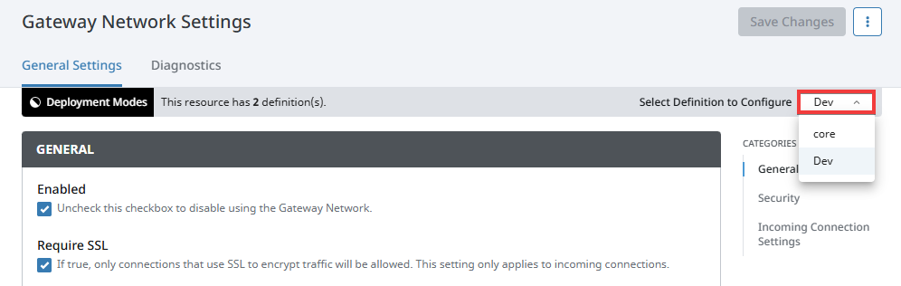 Select Deployment Mode Dropdown Singleton