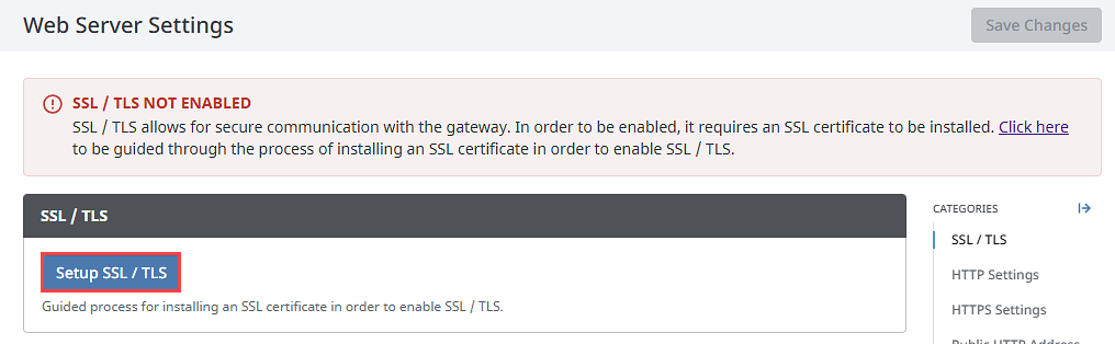 SSL TLS Setup