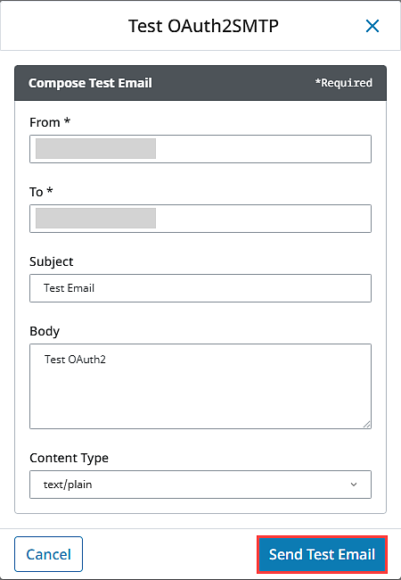 Test OAuth2 Email Profile Example Step 3