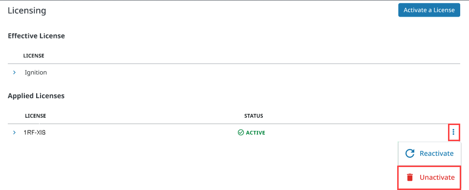 Unactivating a License - Offline Unactivation Step 2