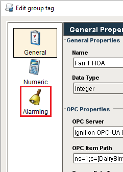 Alarms in Transactions Groups