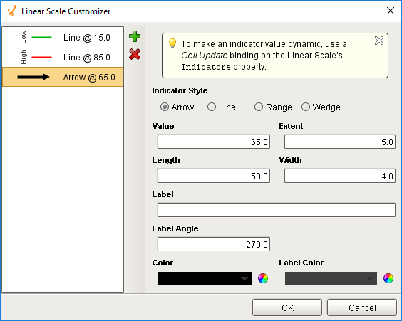 Cell Update Binding - Adding Realtime Indicator to Linear Scale Step 2