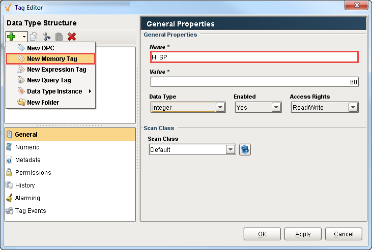 Configure Dynamic Setpoints Inside a UDT Step 2
