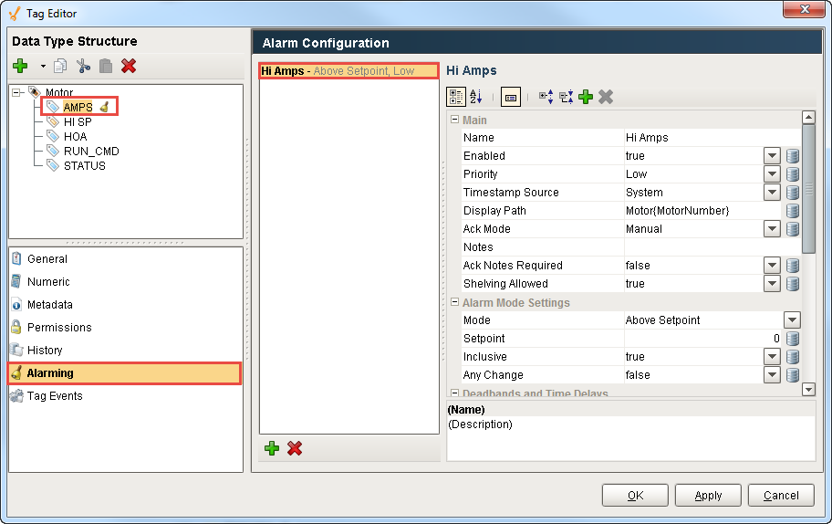 Configure Dynamic Setpoints Inside a UDT Step 3