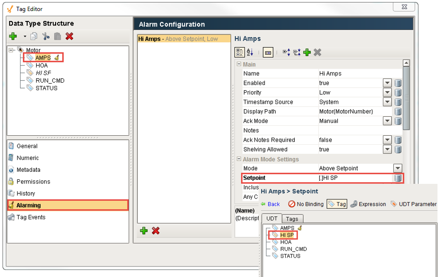 Configure Dynamic Setpoints Inside a UDT Step 4