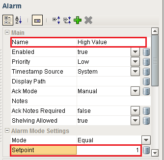 Configuring an Alarm on a Tag Step 4