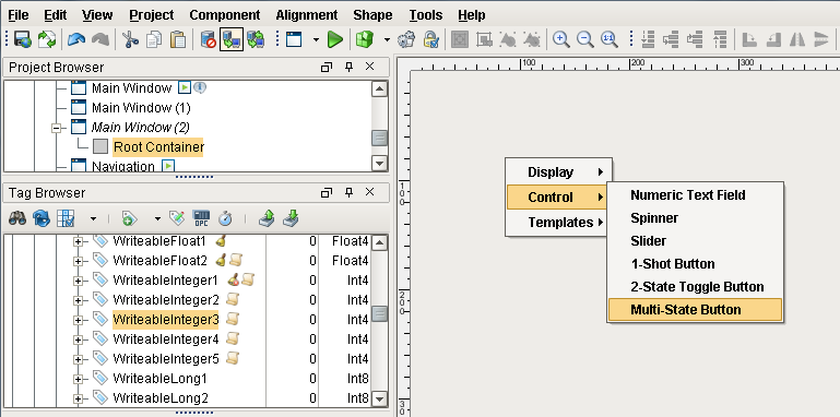 Creating Components Using Tags Step 1