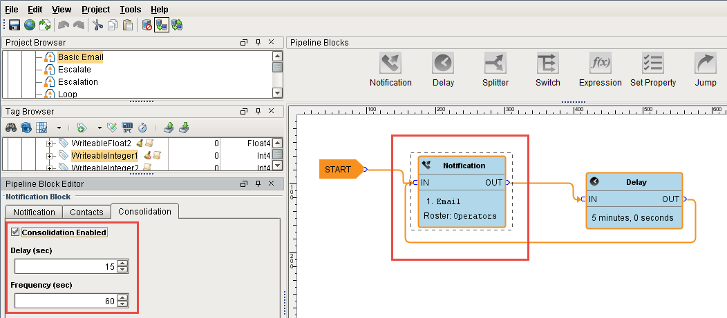 Customize Email Message Script with Notification Block Step 4