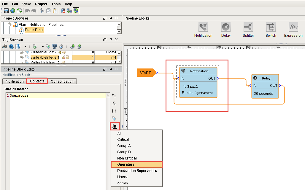 Customize Email Message Script with Notification Block Step 5