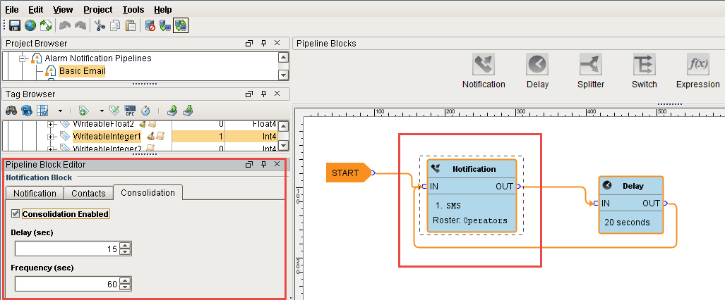 Customize SMS Message Script with Notification Block Step 5
